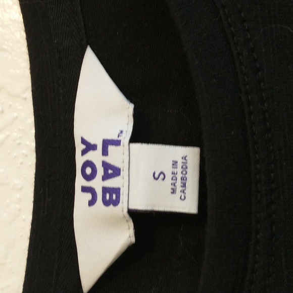 JoyLab Black Crop Workout Tank Size S - Picture 4 of 10